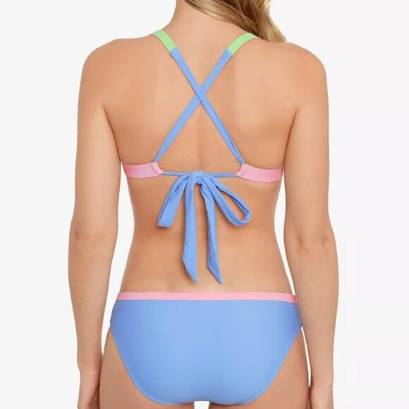 Salt + Cove Contrast Trim Bikini Swim top Medium - Picture 2 of 6